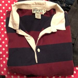 Long sleeve polo shirt